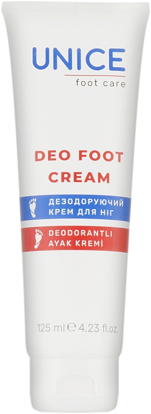 Дезодорирующий крем для ног - Unice Deo Foot Cream